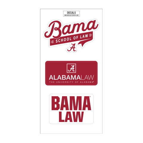 Alabama School of Law Decals