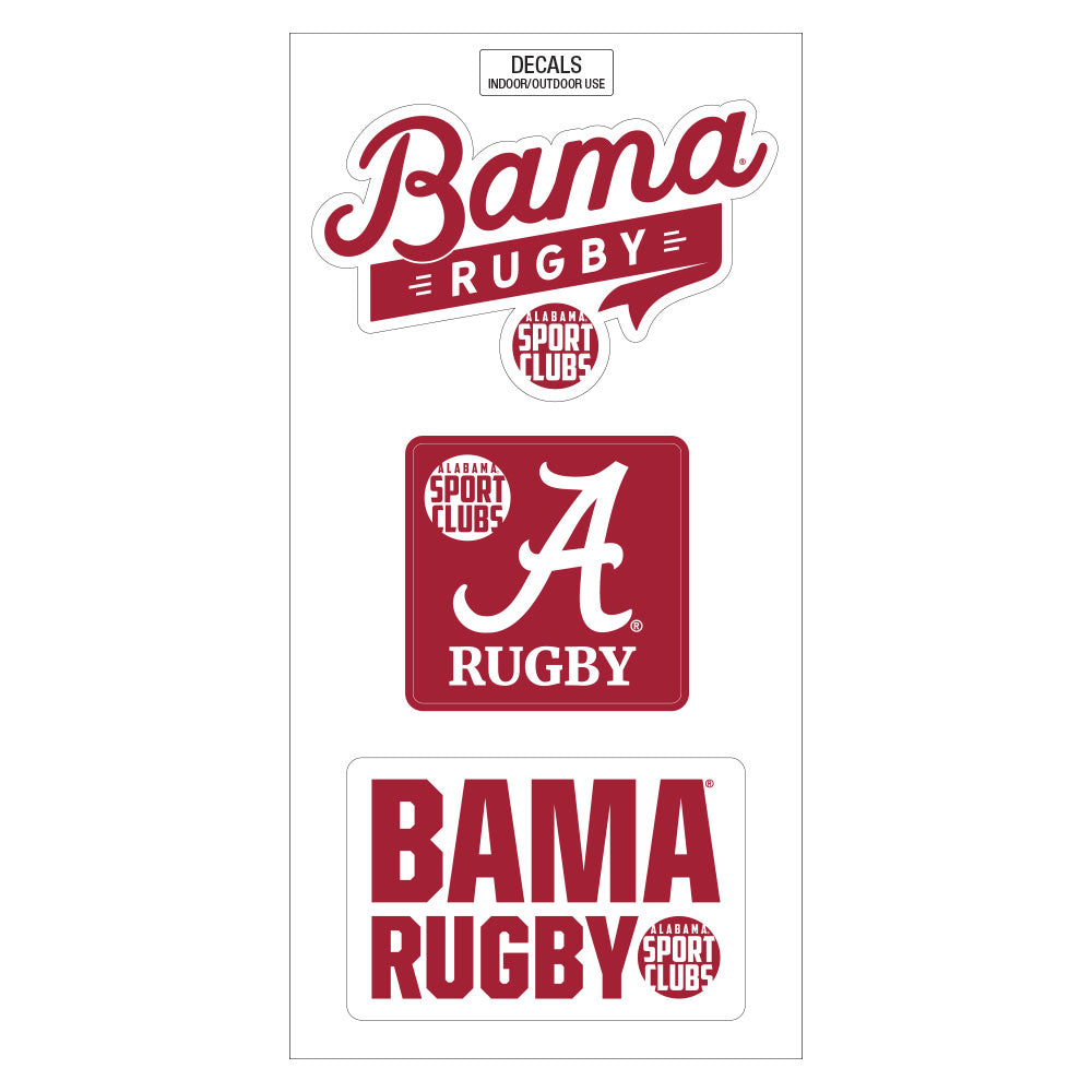 Alabama Rugby Decals