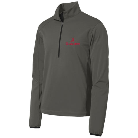 College of Education Active 1/2-Zip Soft Shell Jacket