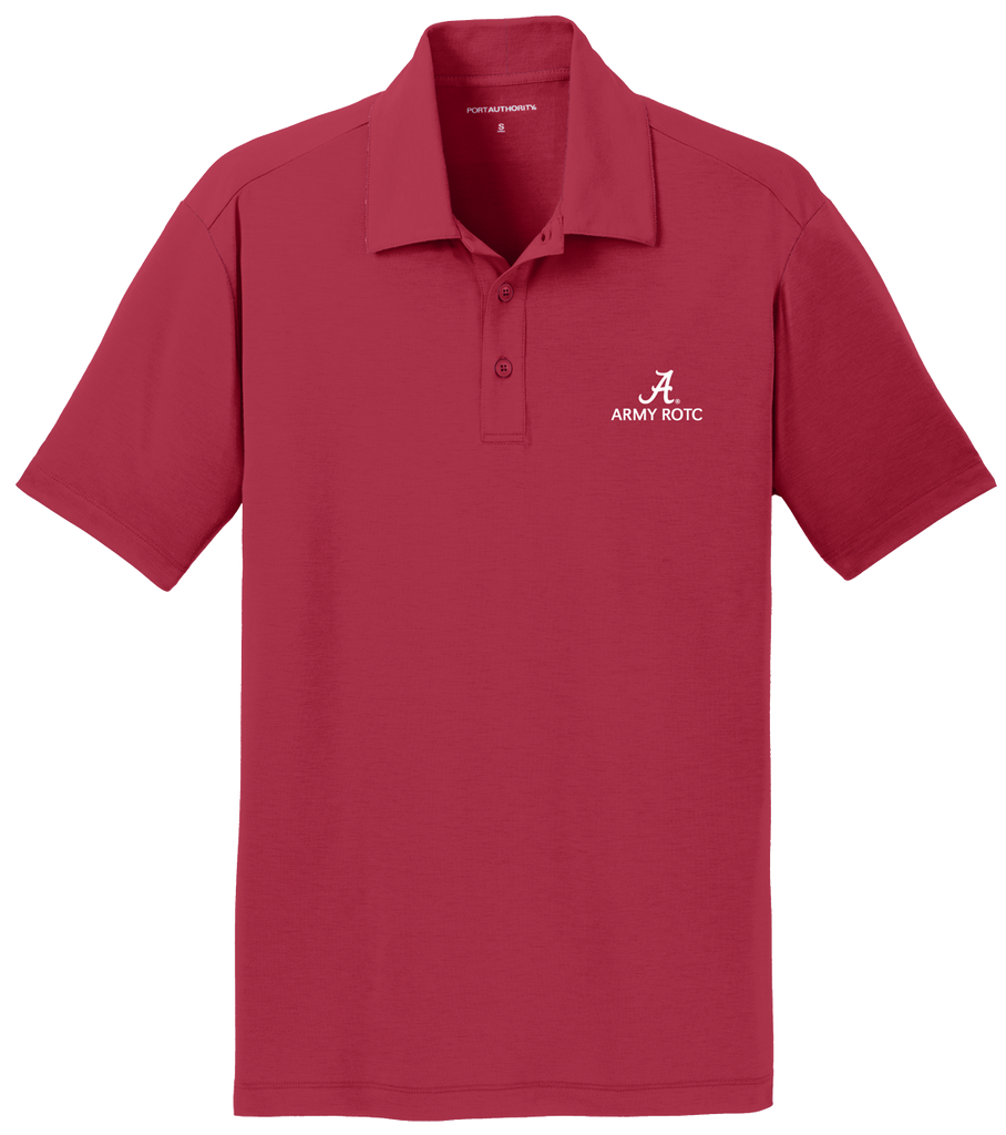 Army ROTC Men's Performance Golf Shirt - Crimson